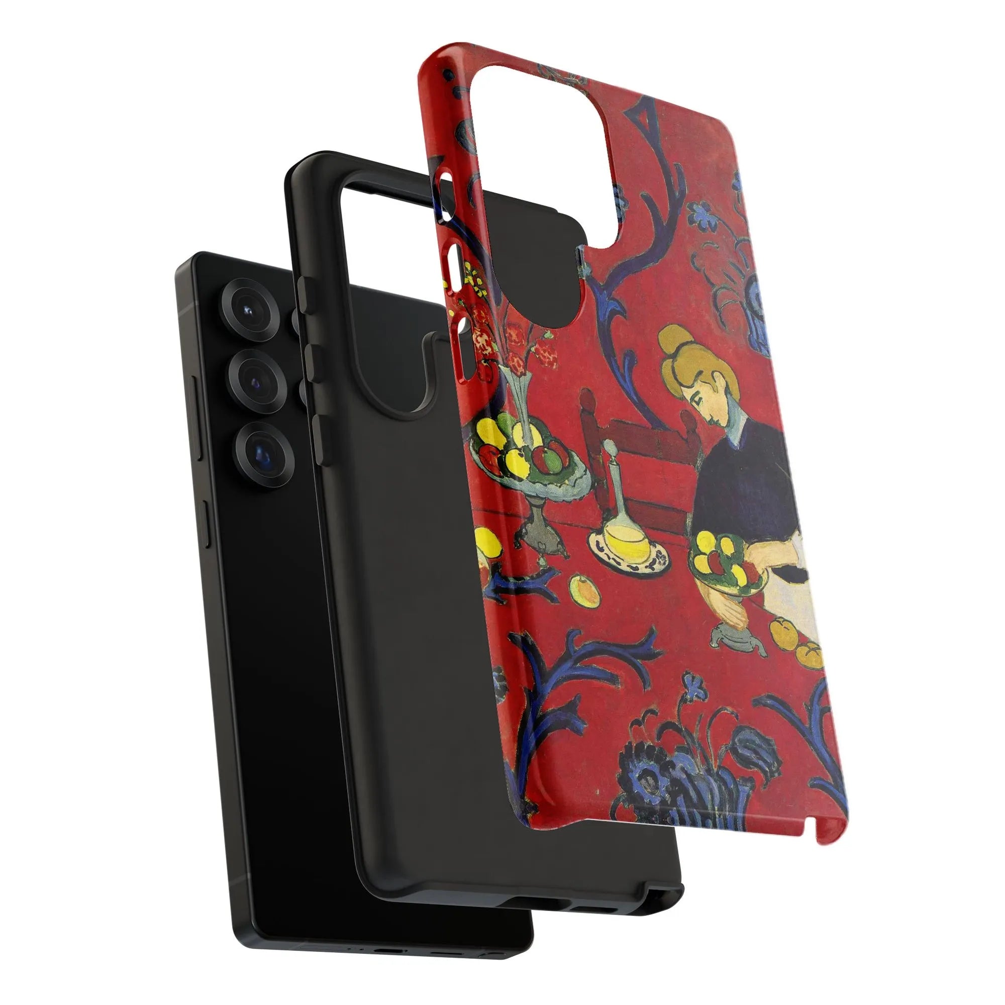 Matisse Art Phone Case for iPhone | The Dessert: Harmony in Red Painting | Premium Dual-Layer Shockproof Cover | Gift for Art